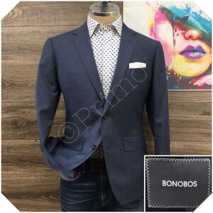 Bonobos Slate Blue Two-Button Sport Coat
